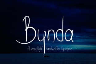Bynda: A Delicate Handwritten Typeface for Editorial Design