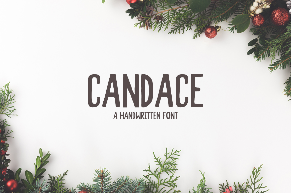 Candace: A Bold Handwritten Font for Web Design