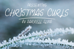 Christmas Curls: A Handwritten Script Font for Crafters