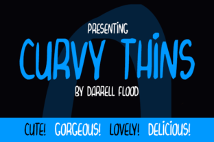Curvy Thins Font for Web Design
