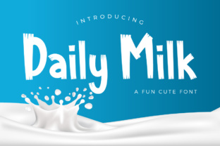 Daily Milk: A Friendly Typeface for Modern Brands