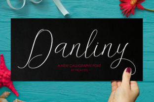 Danliny Font: Elegant Script for Handmade Brands