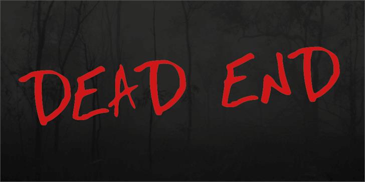 Dead End Font: Bold Horror Typography for Campaigns
