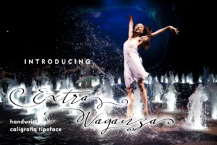 Extra Vaganza: A Playful Script Font for Editorial Design
