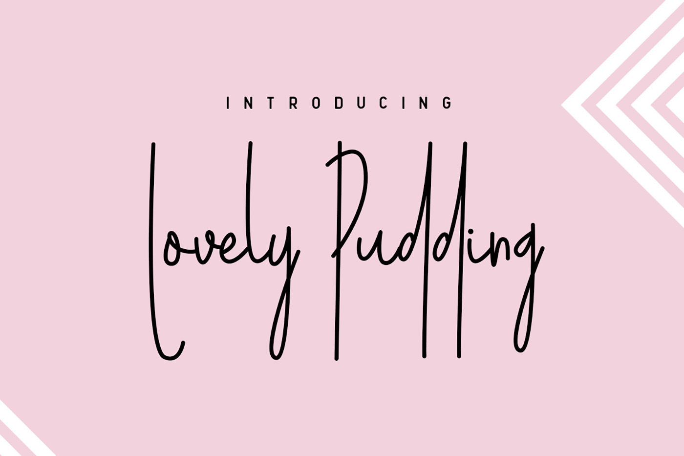 Lovely Pudding Font: A Cozy Typeface for Makers