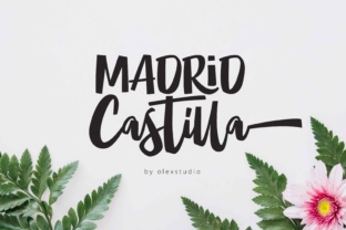 MADRID Castilla: A Script Font for Modern Editorial Design