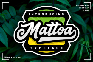 Mattoa: A Bold Script Font for Web Design