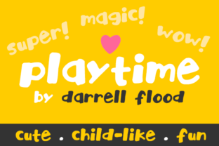 Playtime Font: A Hand-Drawn Typeface for Branding