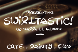 Swirltastic: A Hand-Drawn Font for Editorial Design