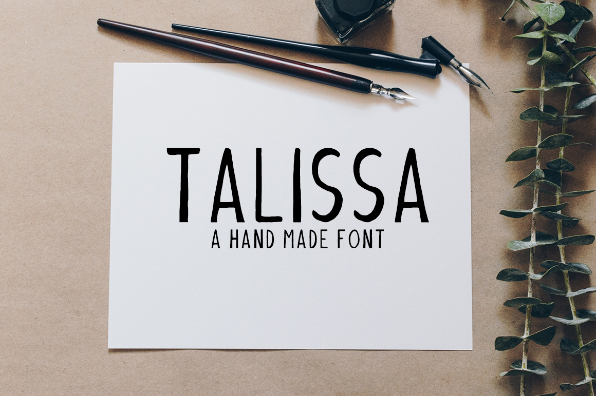 Talissa: The Handmade Sans Serif Font for Crafters