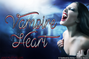 Vampire Heart Font for Bold Campaigns